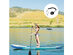 Goplus 11ft Inflatable Stand Up Paddle Board 6'' Thick W/ Aluminum Paddle Leash Backpack 