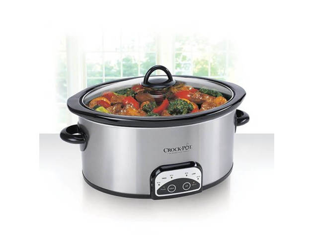 Crock-Pot SCCPVR700SA 7-Quart Smart-Pot Slow Cooker - Brushed Stainless Steel