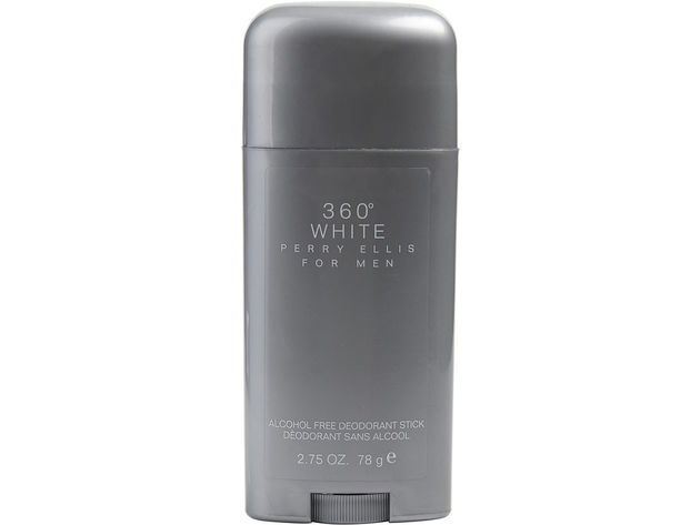PERRY ELLIS 360 WHITE by Perry Ellis DEODORANT STICK ALCOHOL FREE 2.75 OZ for MEN ---(Package Of 4)