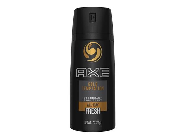 Axe Gold All Day Fresh Temptation Deodorant Body Spray for Men with Scents of Green Fruits and Spices, 4 Ounce |