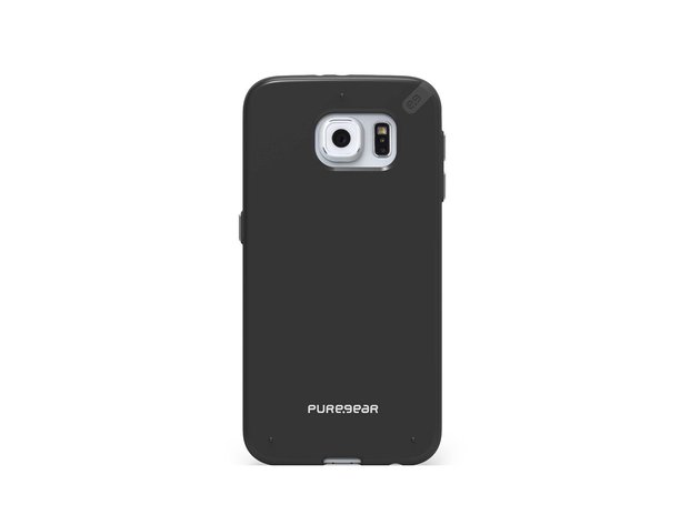PureGear Slim Shell Case for Samsung Galaxy S6 - Black/Black