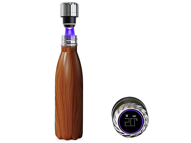 GEN X UV Light Safe & Smart Water Bottle (Wood Grain)