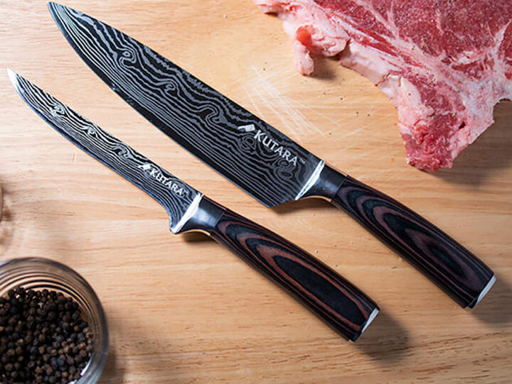 Seido™ Japanese Master Chef's 5-Piece Knife Set Deal with Gift Box