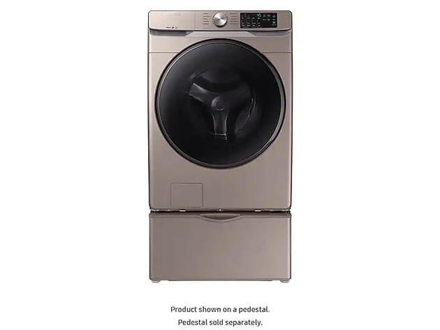 Samsung WF45R6100AC 4.5 cu. ft. Champagne Front Load Washer with Steam