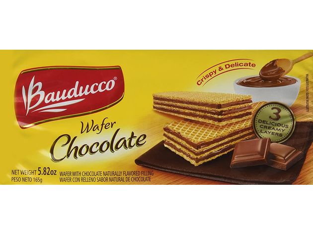 Bauducco No Atifical Color and Flavors, 0% Trans Fat Chocolate Wafers, 5.82 Ounce