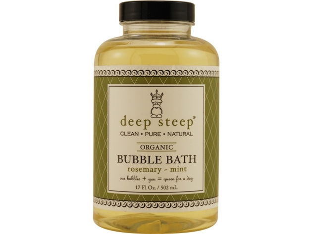 DEEP STEEP by Deep Steep ROSEMARY-MINT ORGANIC BUBBLE BATH 17 OZ for UNISEX ---(Package Of 6)