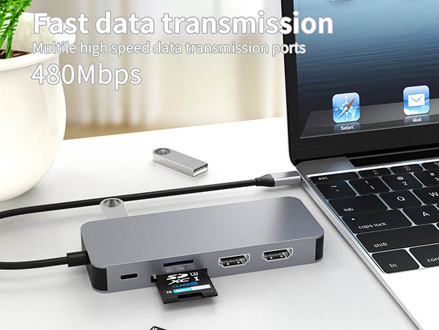 10-in-1 Docking Station with Dual HDMI