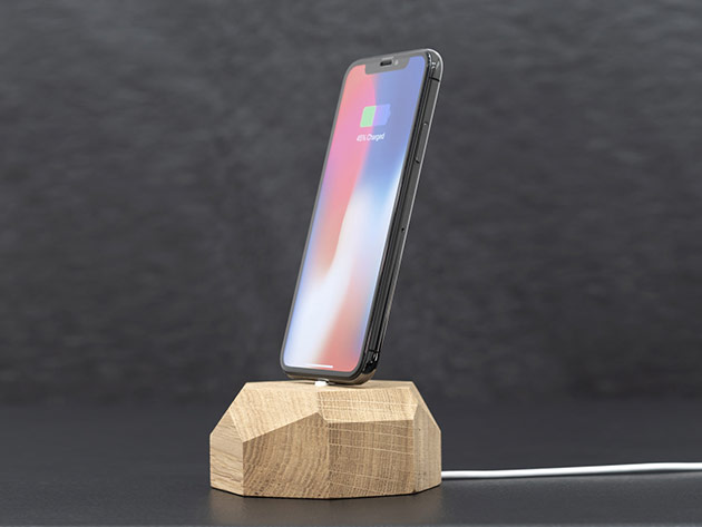 Wood iPhone Dock (Oak)