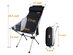 Nice C HighBack Camping Chair (Black/2-Pack)
