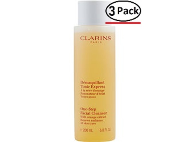 Clarins By Clarins One Step Facial Cleanser--200Ml/6.8Oz For Women (Package Of 3)