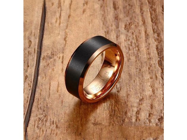Mens Tungsten Carbide Ring - 10