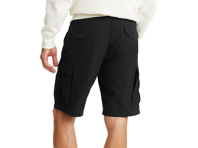 Levi's Men's Carrier Loose-Fit Cargo Shorts Black Size 28