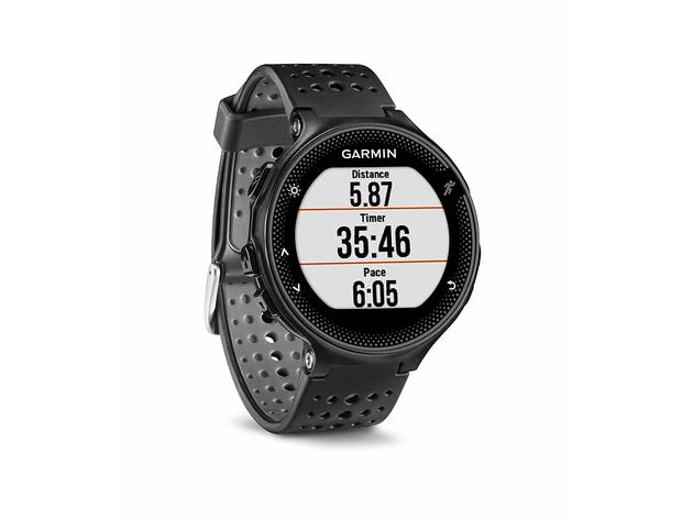 Garmin Forerunner 235 GPS Running Watch with Wrist based Heart Rate- Black/Gray (Refurbished, No Retail Box)