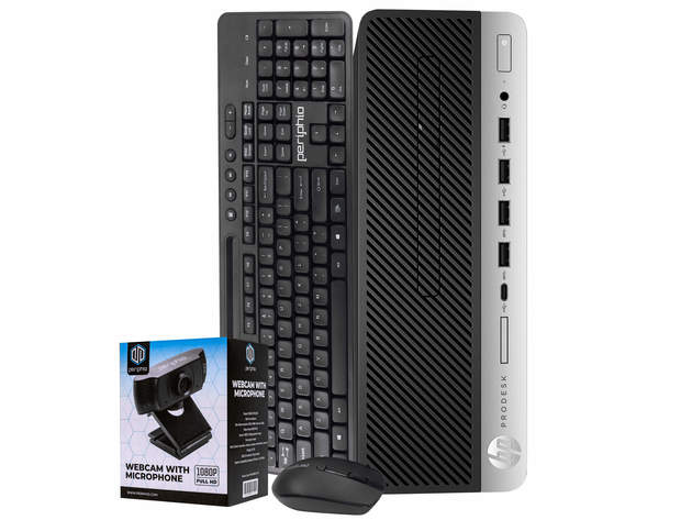 HP ProDesk 600G3 Desktop Computer PC, 3.20 GHz Intel i5 Quad Core Gen 7, 8GB DDR4 RAM, 256GB SSD Hard Drive, Windows 10 Professional 64 Bit (Renewed)