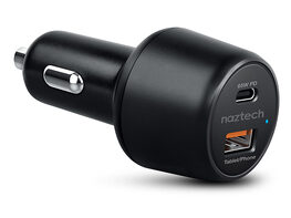 Naztech SpeedMax65 65W PD/18W QC 3.0 Car Charger