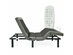 Costway Adjustable Massage Bed Base Upholstered Wireless Remote USB Ports Queen - Black/ Gray