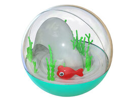Interactive Electronic Cats Toy Balls with Rolling Fish