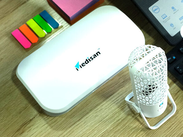 ☀️MEDISHINE+ UV WHITE Medisan™ UV-C Phone Sanitizer | StackSocial