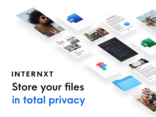 Internxt Cloud Storage: Lifetime Subscription (5TB Plan)