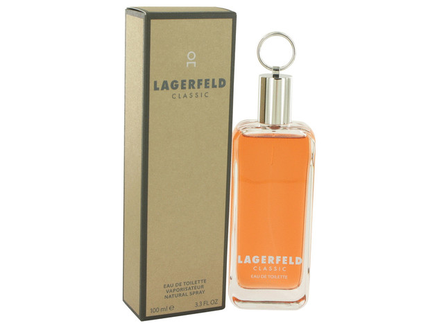 LAGERFELD Eau De Toilette Spray 3.3 oz For Men 100% authentic perfect as a gift or just everyday use