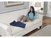 Serta Super Soft Microsuede Sherpa Deluxe Electric Heated Foot Warming Pad Navy Blue - Navy