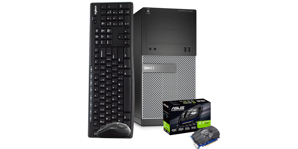 Gaming PC Computer - i3-i5 / 16GB RAM / 1TB HDD / 240GB SSD / GT 1030  Windows 10