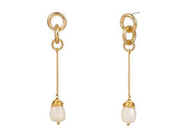 Baroque Pearl Drop Earrings