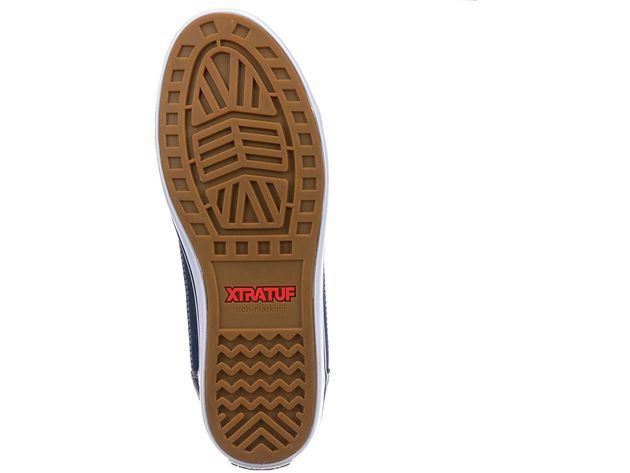 Xtratuf Chumrunner Upper Durable Canvas Men’s Deck Longwearing Comfort Casual Shoes, 13, Blue