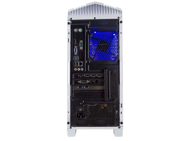 Periphio Portal Gaming PC, Intel Quad Core i5 3.2GHz, 8GB RAM, 128GB SSD + 500GB 7200 RPM HDD, Windows 10, AMD Radeon RX570 4GB DDR5, HDMI, Wi-Fi