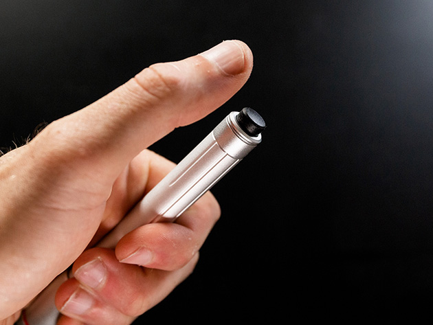 KeySmart™ Nano Torch XL Compact Pen Light (Silver)