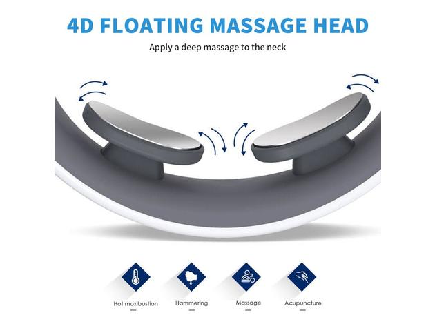 3D Smart Cervical Massager 9 Intensity 6 Modes Neck Massager