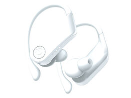 Coby True Wireless Sport Earbuds (White)