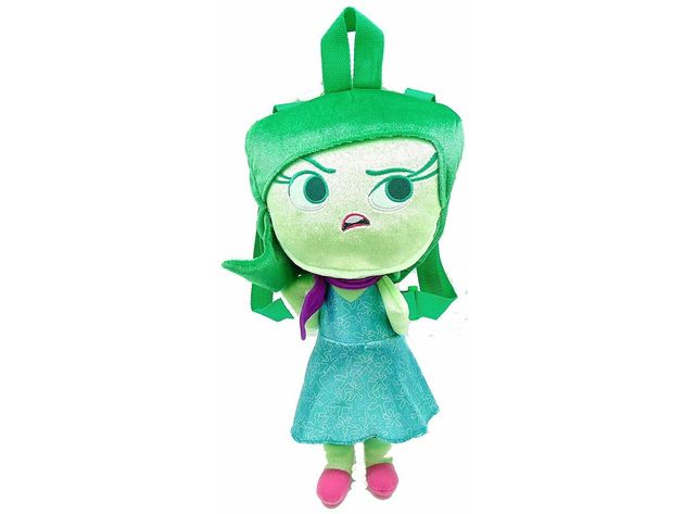 Inside Out 17 Inch Large Plush Backpack - Disgust