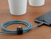 Piston Connect Braid+ MFi Lightning Cable (Turquoise)