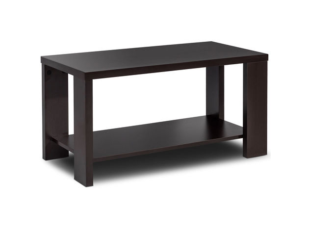 Costway Coffee Table Rectangular Cocktail Table Living Room Furniture 