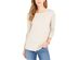 Style & Co Women's Long-Sleeve Crewneck Top Beige Size Petite