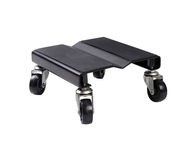 Costway 1500 LBS Snowmobile Roller Set 3 PCs Dolly Storage Dollies Mover Snow Mobile - Black