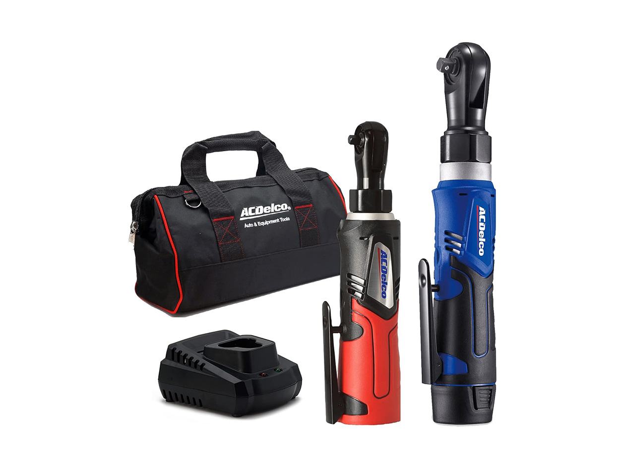 ACDelco G12 Series Li-ion 12V 1/4" & 3/8" Ratchet Wrench Kit with 1 Battery & Bag
