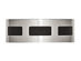 Mens 8mm Stainless Steel Comfort Fit Wedding Band with Black Accent - 13