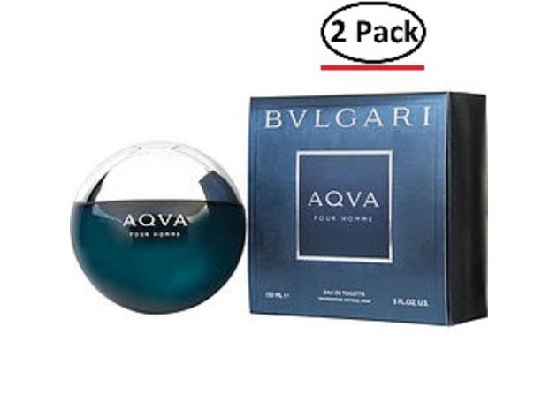 Bvlgari Aqua By Bvlgari Edt Spray 5 Oz For Men (Package Of 2)