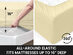Super-Soft 1800 Series Bamboo Blend 6-Piece Sheet Set (Cream/King)