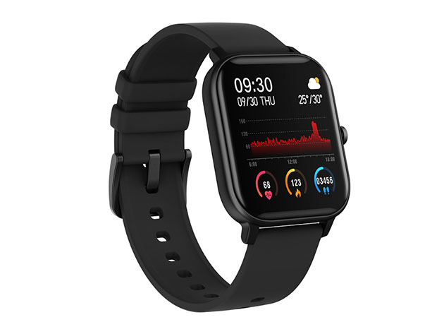 Reloj inteligente Metálico con Monitor de Salud y Actividad Física |  StackSocial