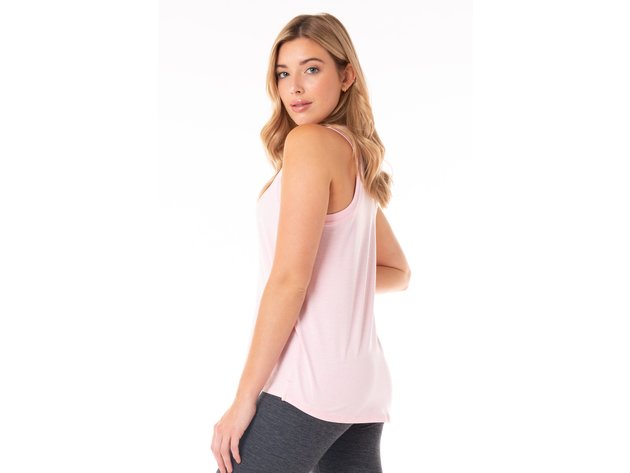 Kyodan Womens Basic Solid Sleeveless Racerback Tank Top - Small