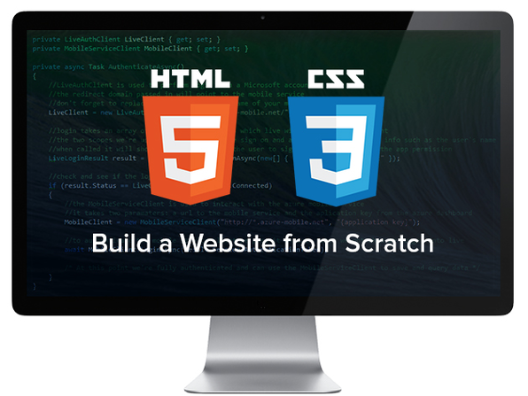 The Zero to Website HTML & CSS Mega Intro Course  - Product Image