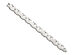 Mens Stainless Steel Cross Bracelet 8.75 Inches