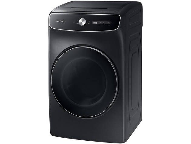 Samsung DVE60A9900V 7.5 Cu. Ft. Smart Dial Electric Dryer w/ FlexDry - Brushed Black