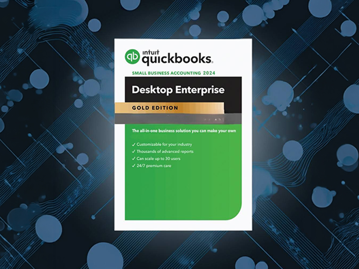 Intuit QuickBooks Desktop Enterprise 2024 for Windows (1 User): 1-Year Subscription