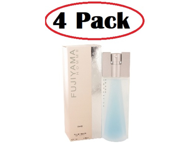 4 Pack of FUJIYAMA by Succes de Paris Eau De Toilette Spray 3.4 oz