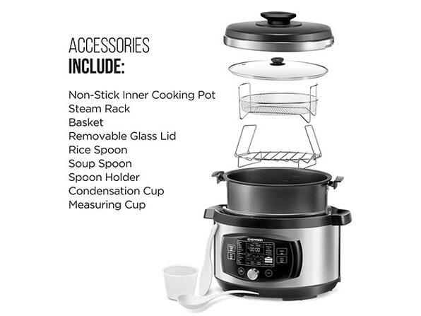 Chefman Multi-function Oval Pressure Cooker 