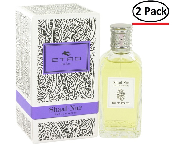 Shaal Nur by Etro Eau De Toilette Spray (Unisex) 3.4 oz for Women (Package of 2)
